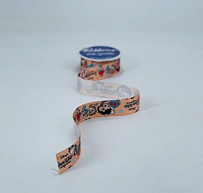 SnowWhite & Seven Dwarfs Ribbon Peach