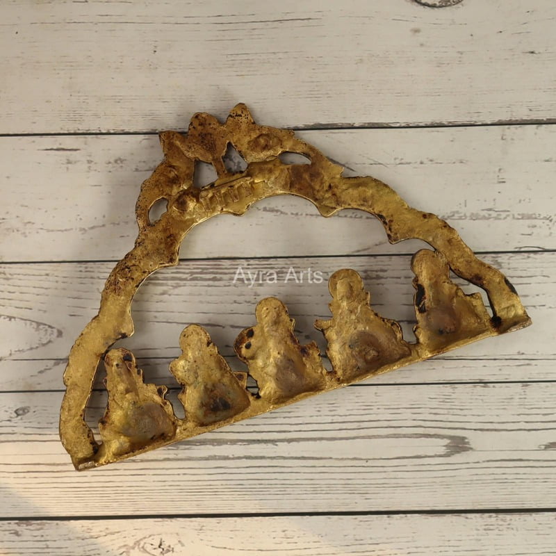 Musical Ganesh Wall Handing 7 Inch Height