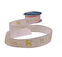 Luxe Baby Reveal Satin Ribbon