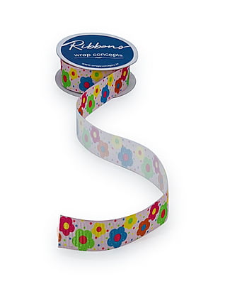 Flower Print Ribbon
