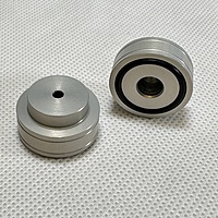 VAC - Premium Aluminium Cabinet Feet - 27MM Dia. x 15MM Height (1 Pcs.) - ACF27M-S