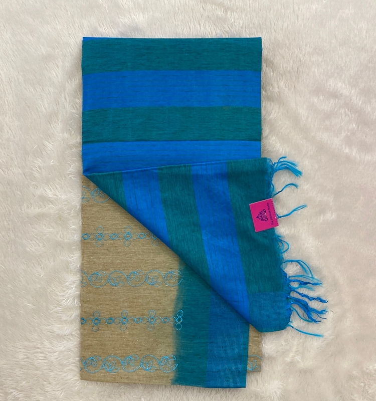 Apsara - The Tussar Saree in Thread Embroidery SWS124