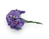 Flowers with Glitter Pollen Centre - Purple