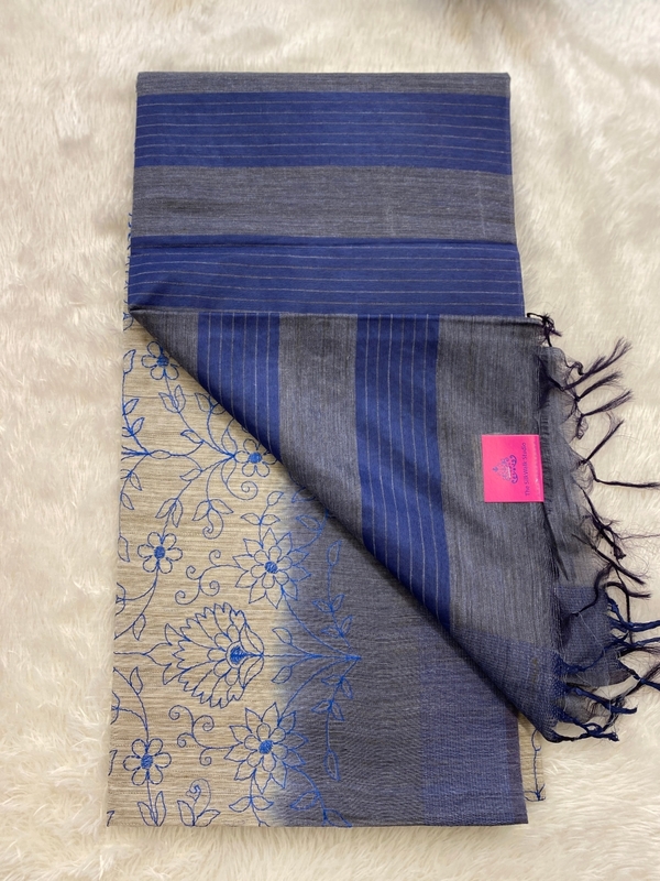 Apsara - The Tussar Saree in Thread Embroidery SWS125