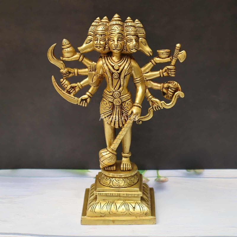 Panchamukhi Hanuman 10 Inch Height