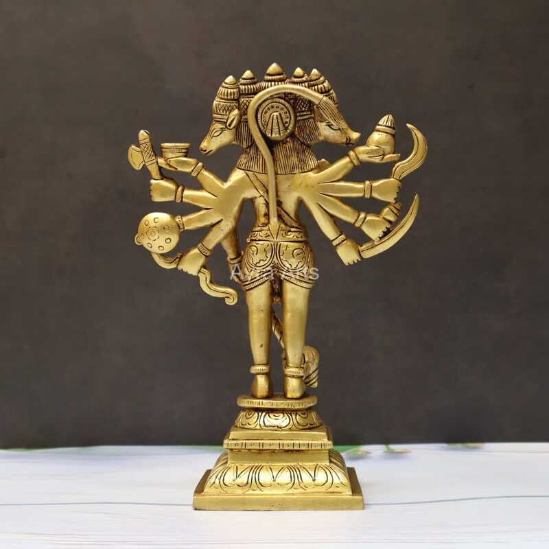 Panchamukhi Hanuman 10 Inch Height