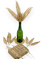 Gold Tropical Palm Leaves