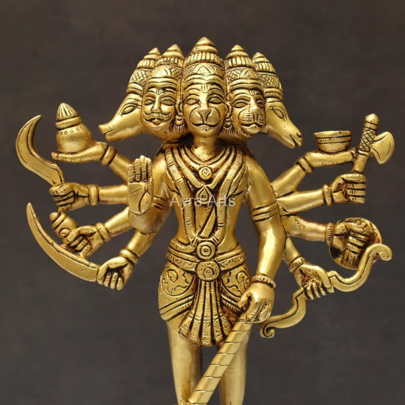 Panchamukhi Hanuman 10 Inch Height