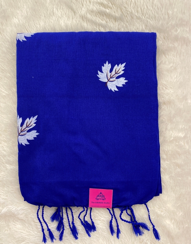 Veeksha - Handloom Cotton Sarees (Leaves) SWS106
