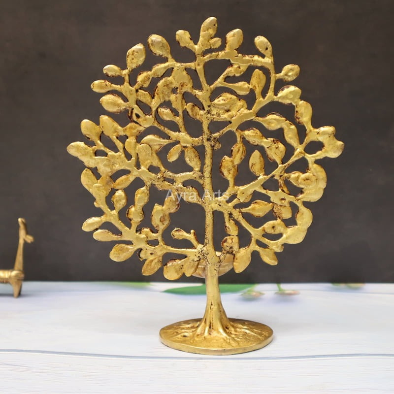 Kalpavriksha tree With Diya 8.5 Inch Height
