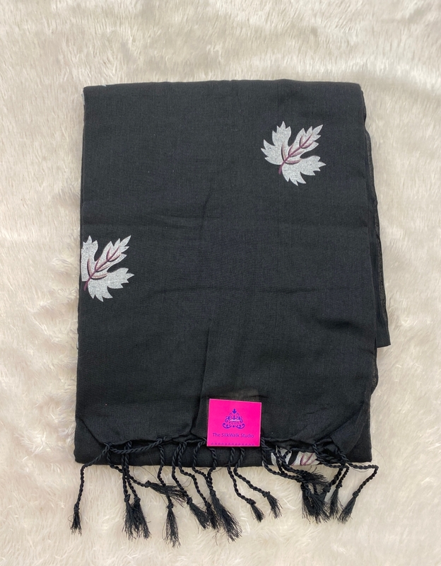 Veeksha - Handloom Cotton Sarees (Leaves) SWS105