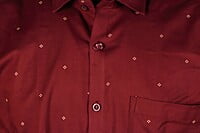 Red printed cotton Shirts