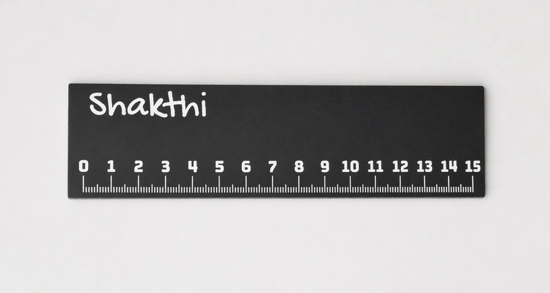 Personalised Name Ruler