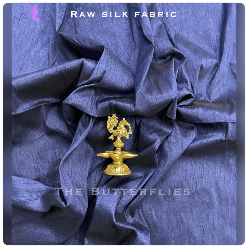 RAW SILK FABRIC PER METER RUFFSF18656