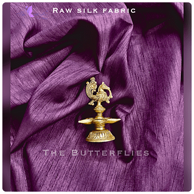 RAW SILK FABRIC PER METER 40