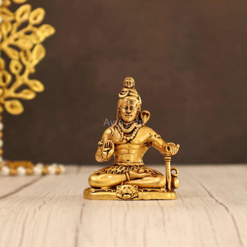 Premium Light Weight Shiva Idol 3 Inch Height