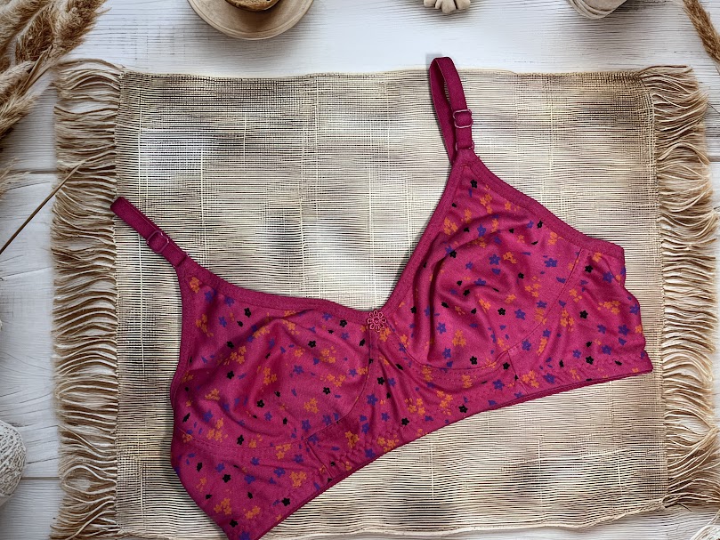 6 Printed T-shirt bra combo