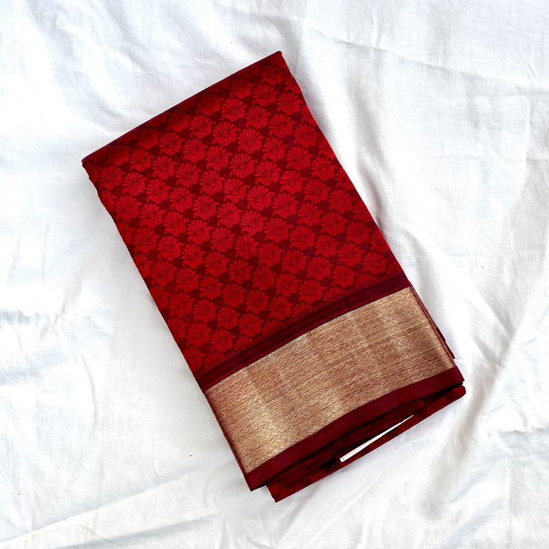 Madder Red Kanchipuram with Rich Zaripettu