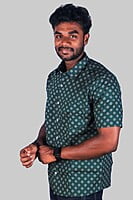 Green Printed Shirts