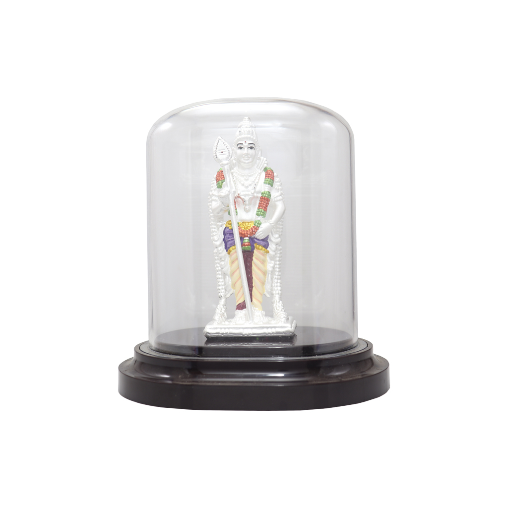 999 Pure Silver Murugan Idol