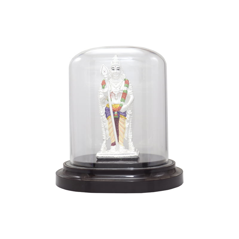999 Pure Silver Murugan Idol