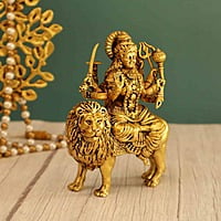 Premium Light Weight Durga Devi Idol 6 Inch Height