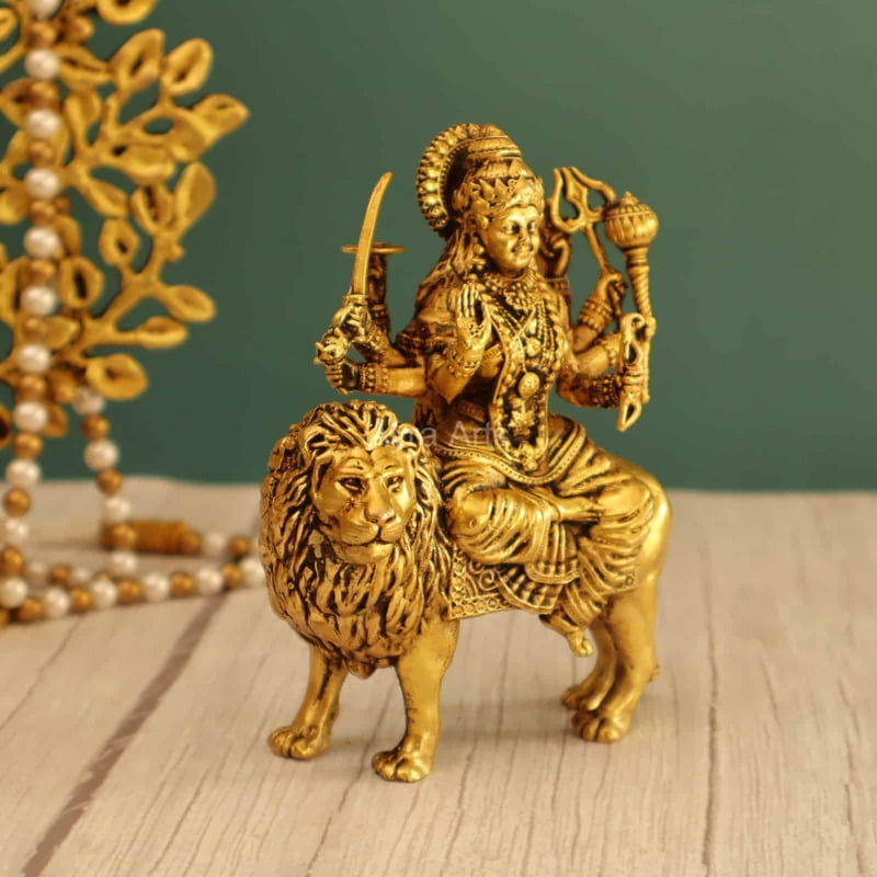 Premium Light Weight Durga Devi Idol 6 Inch Height