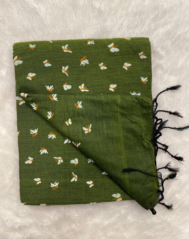 Veeksha - Handloom Cotton Sarees (Butterflies) SWS99
