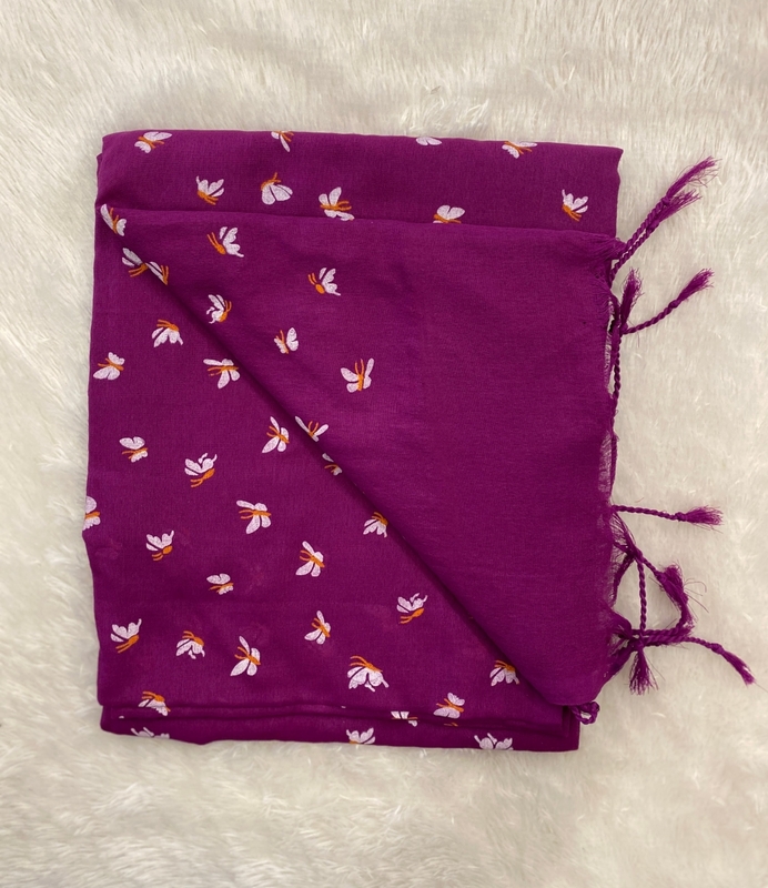 Veeksha - Handloom Cotton Sarees (Butterflies) SWS101