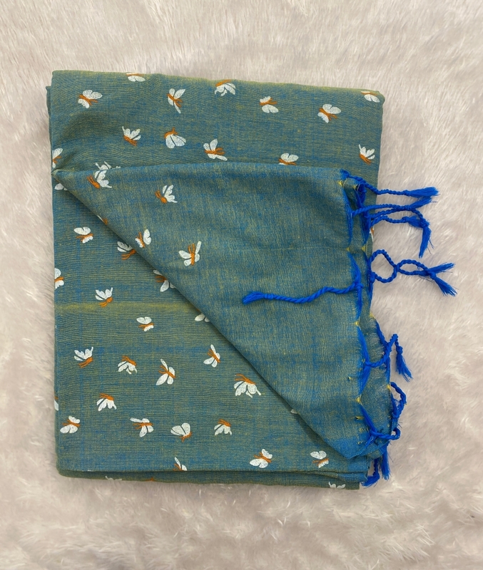 Veeksha - Handloom Cotton Sarees (Butterflies) SWS99