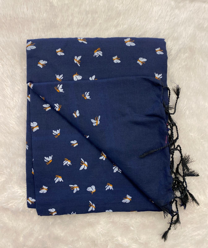 Veeksha - Handloom Cotton Sarees (Butterflies) SWS101