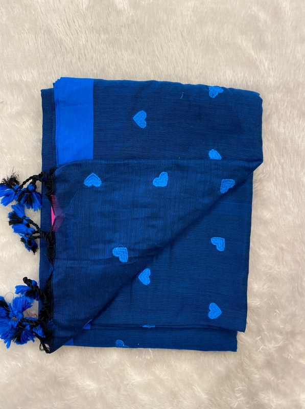 Veeksha - Handloom Cotton Sarees (Heart) SWS118