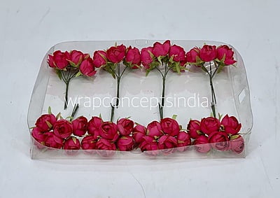 Small Close Peony - Fuchsia Pink