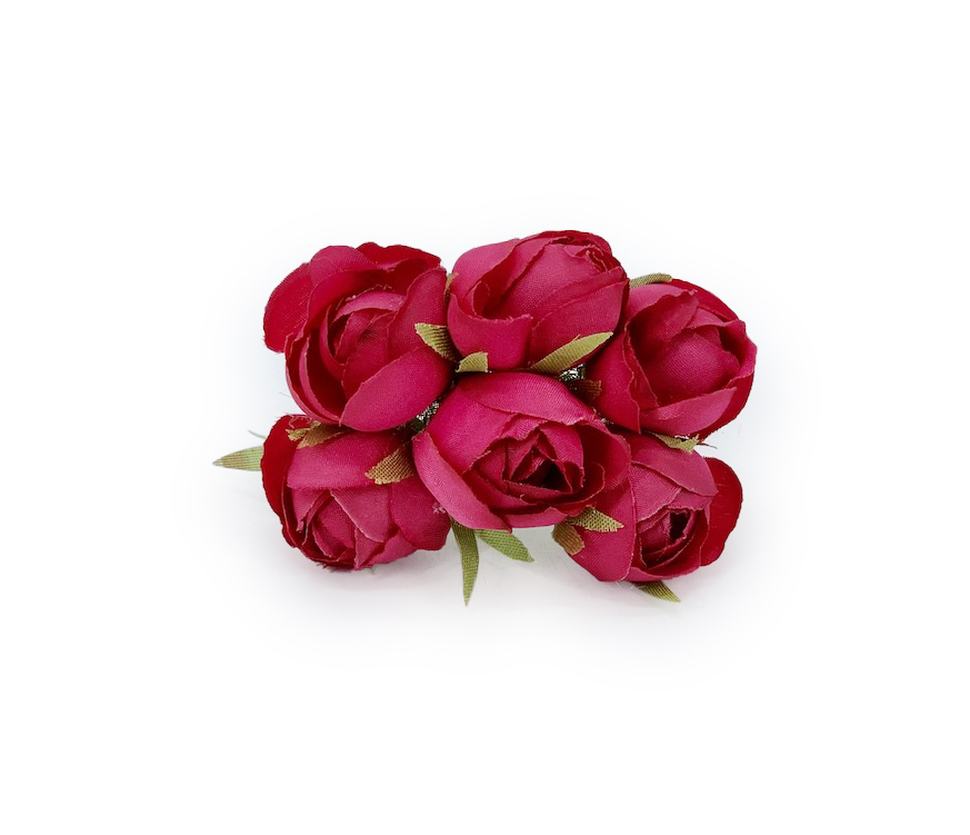Small Close Peony - Fuchsia Pink