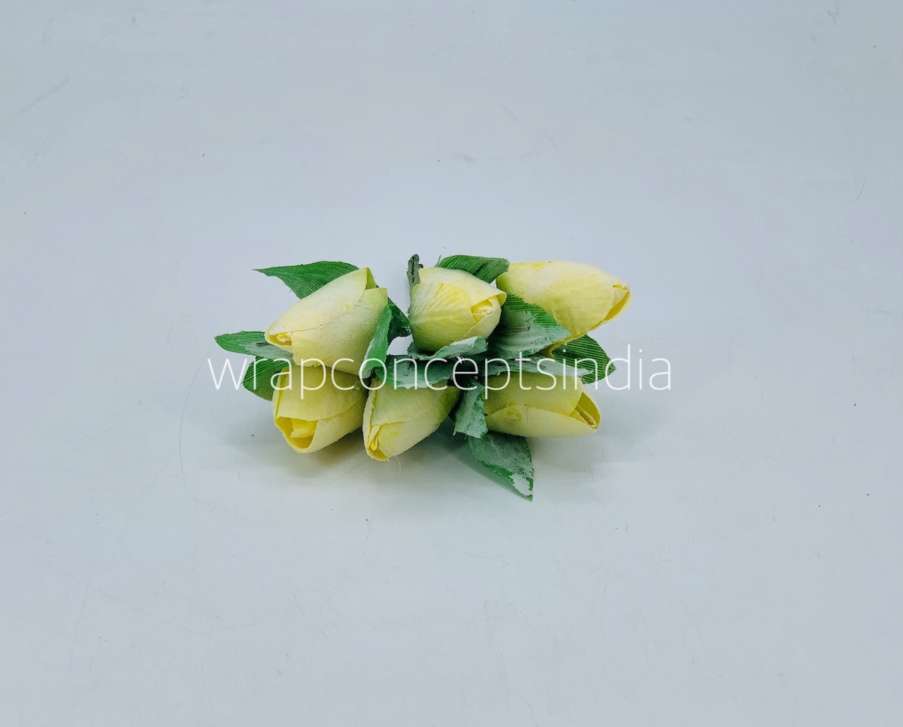 Lemon Tulip Buds on Stick