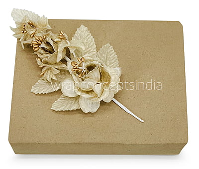 Two Flower Ready Bunch - Gold/Silver
