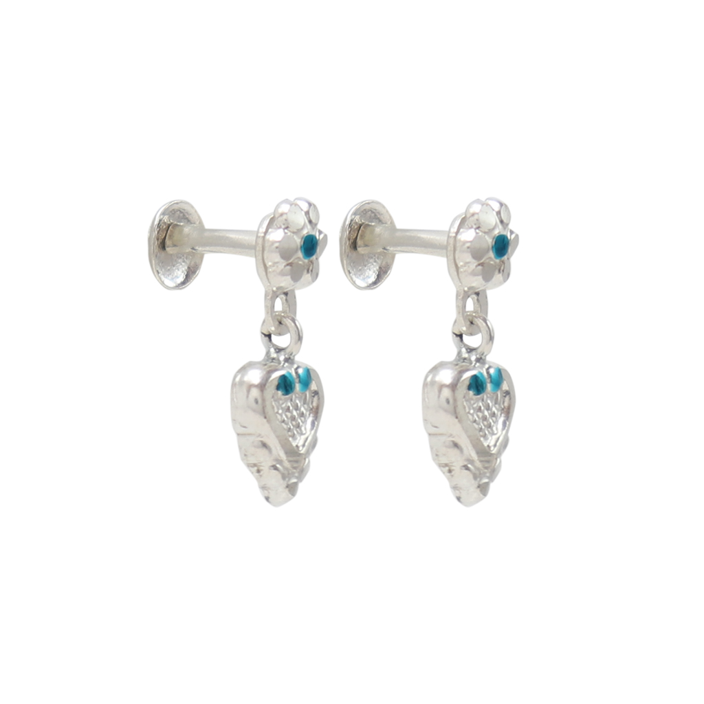 Silver Earrings OR Thottu for kids