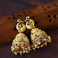 Pecock and lakshmi design necklace