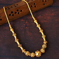 red stone antic ball chain