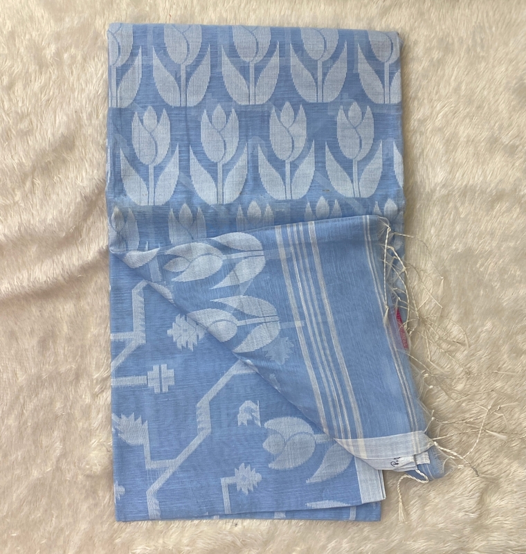 Tanu - The Cotton Saree in Jamdani Weave SWS93