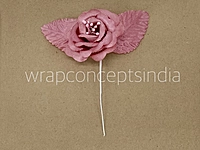 Rose flower on Stick - Multicolour-Brown