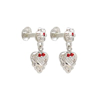 Silver Earrings OR Thottu for kids