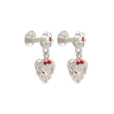 Silver Earrings OR Thottu for kids