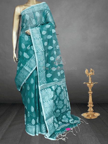 Tanu - The Cotton Saree in Jamdani Weave SWS94