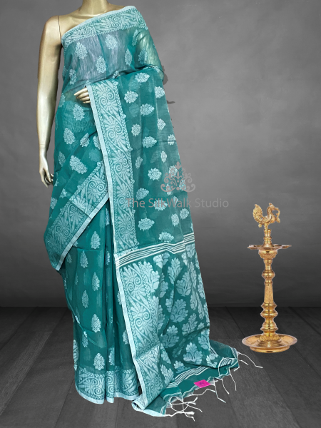 Tanu - The Cotton Saree in Jamdani Weave SWS94