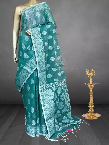 Tanu - The Cotton Saree in Jamdani Weave SWS94
