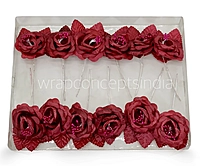 Rose flower on Stick - Multicolour-Brown