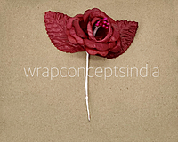 Rose flower on Stick - Multicolour-Brown
