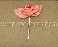Rose flower on Stick - Multicolour-Brown