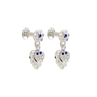 Silver Earrings OR Thottu for kids